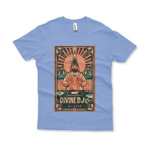 Camiseta Estonada Divine DJS azul royal
