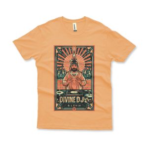 Camiseta Estonada Divine DJS laranja