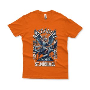 Camiseta Archangel St. Michael laranja