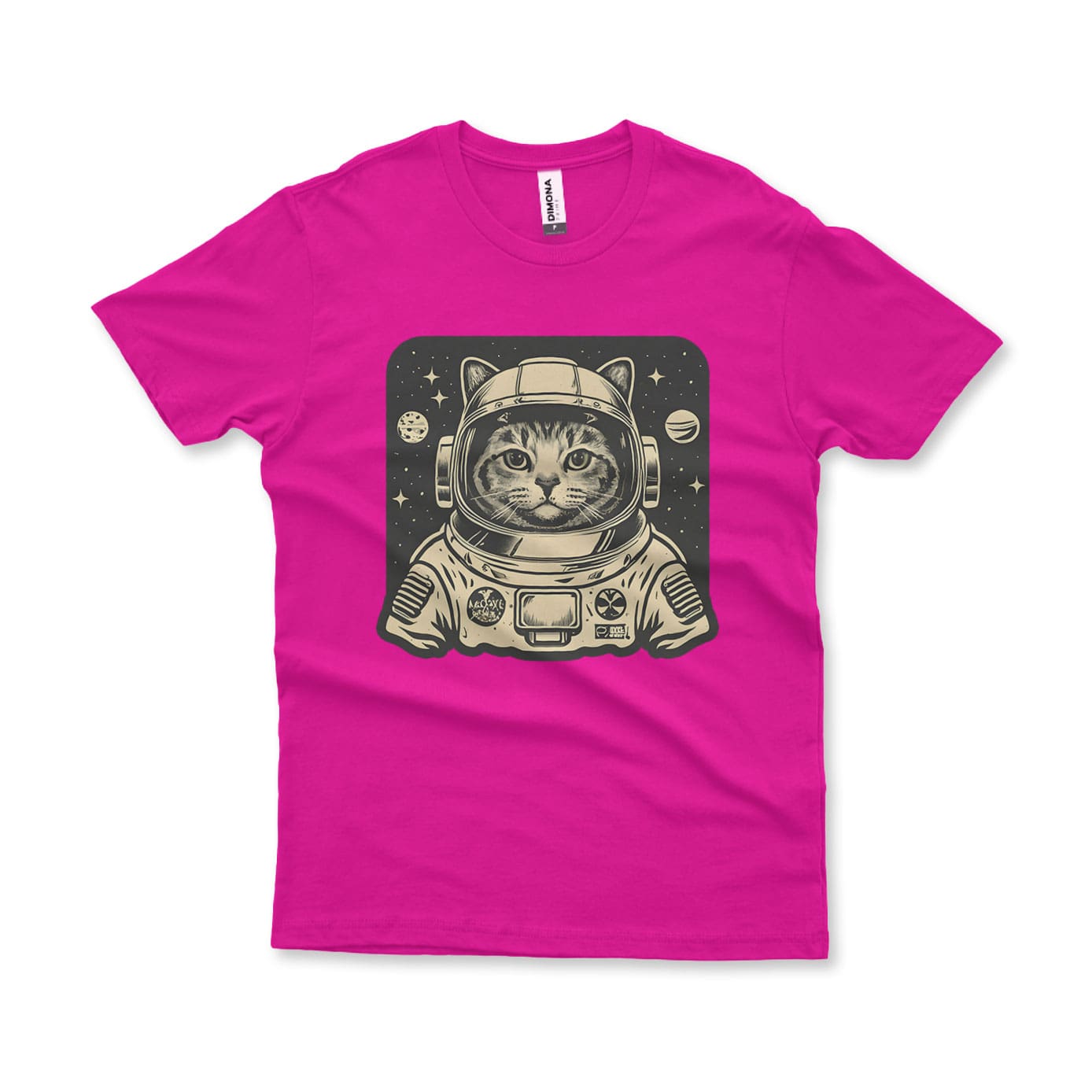 Camiseta Castronaut rosa pink