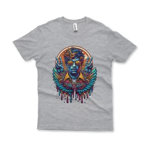Camiseta Chill & Fly cinza mescla