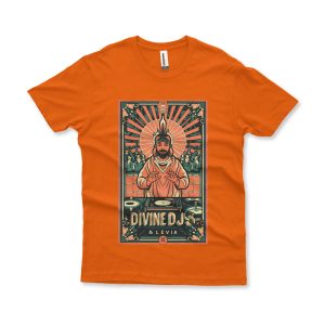 Camiseta Divine DJS laranja
