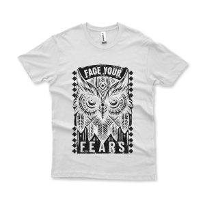 Camiseta Face Your Fears branco