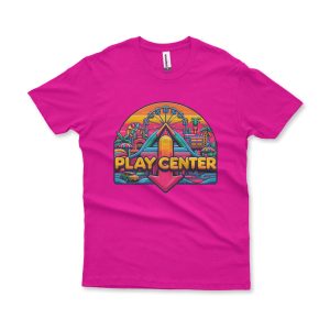 Camiseta Play Center rosa pink