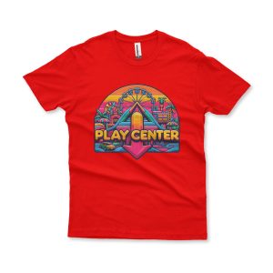 Camiseta Play Center vermelho