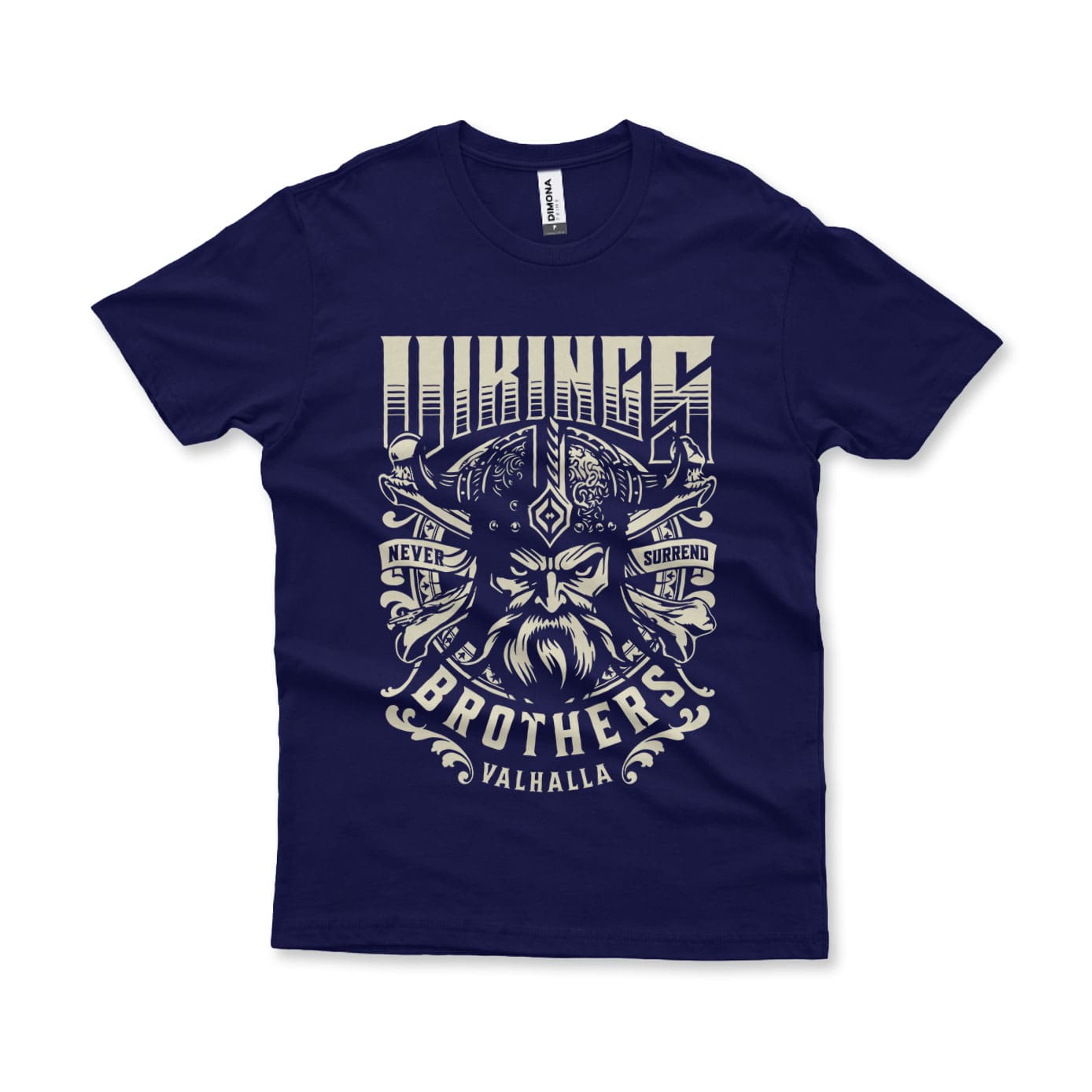 Camiseta Vikings Brothers azul marinho