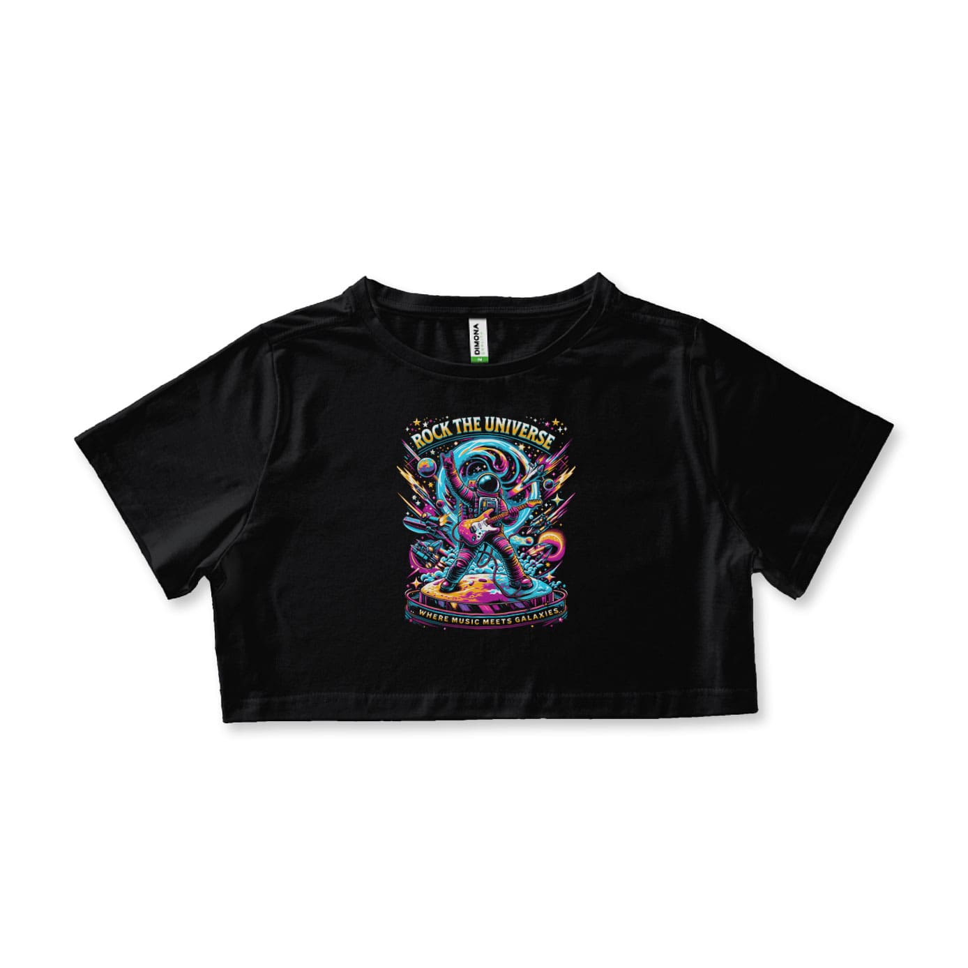 Cropped Rock the Universe preto