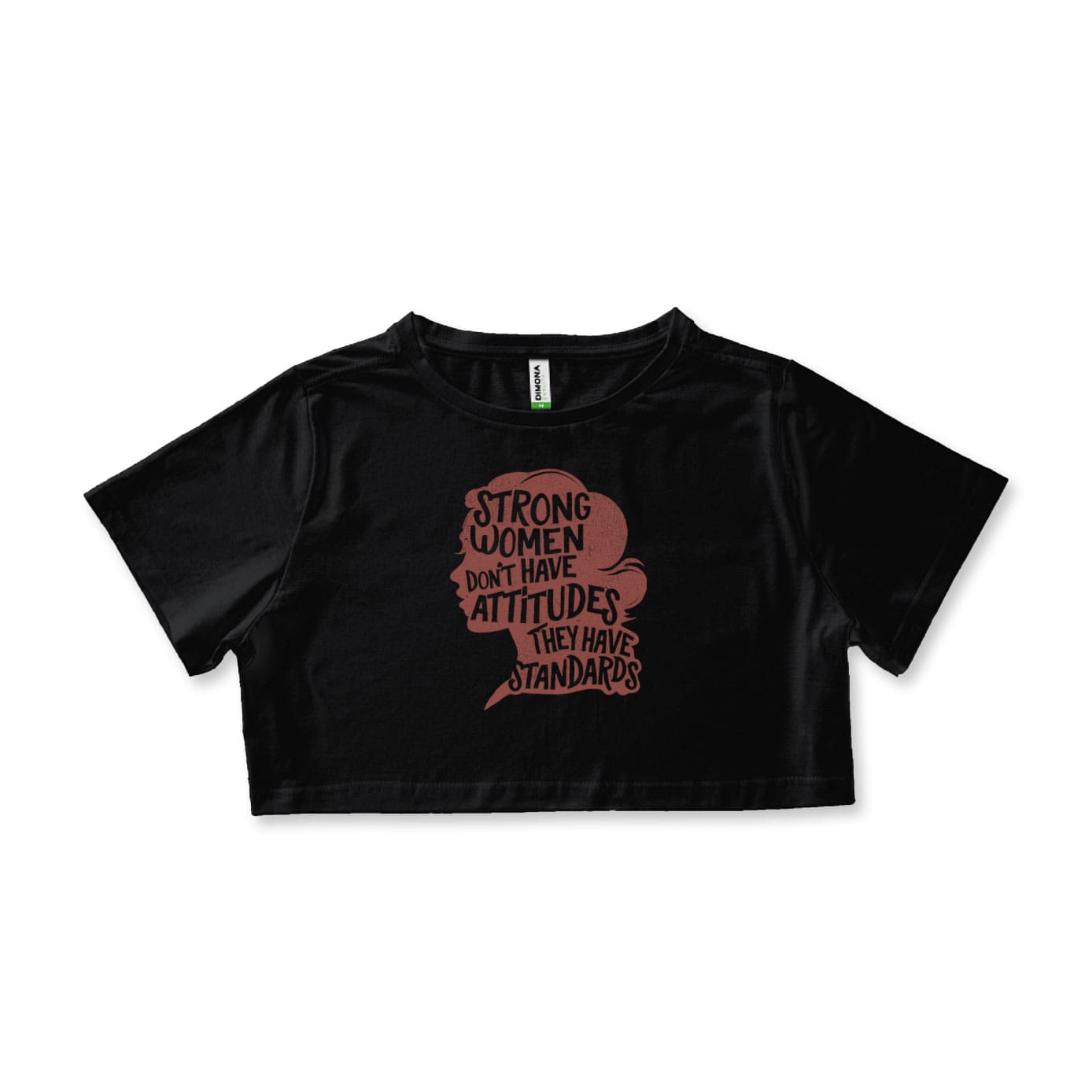 Cropped Strong Woman Preto
