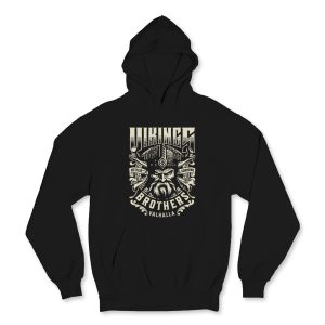 Moletom Canguru Vikings Brothers preto