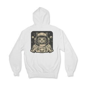Moletom Zíper Castronaut branco