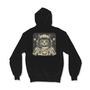 Moletom Zíper Castronaut preto