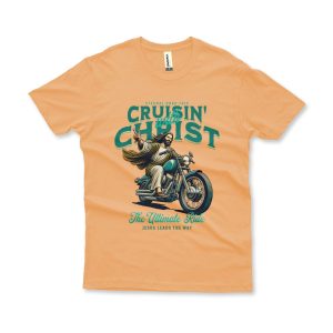 Camiseta Estonada Jesus Rider laranja