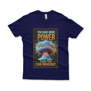 Camiseta More Power azul marinho