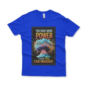 Camiseta More Power azul royal