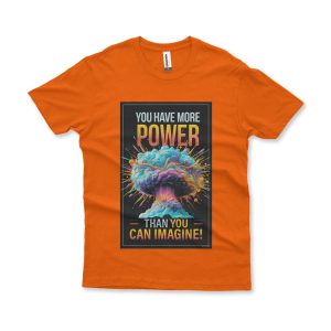 Camiseta More Power laranja