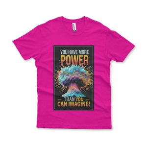 Camiseta More Power rosa pink