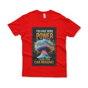 Camiseta More Power vermelho