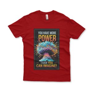 Camiseta More Power vinho